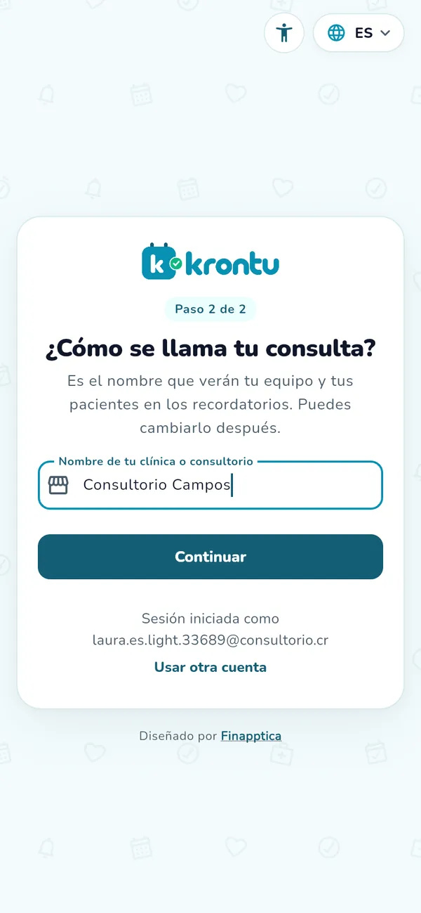 Crear tu cuenta