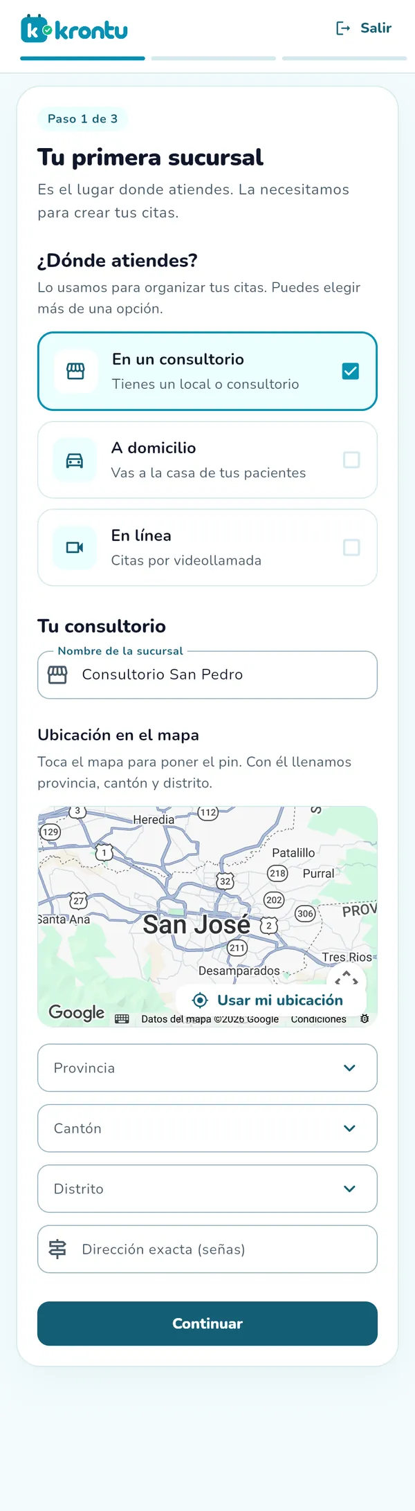 Bienvenida: deja lista tu consulta