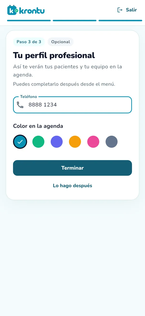 Bienvenida: deja lista tu consulta